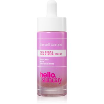 hello sunday the self tan one ser autobronzant pentru fata - imagine 2
